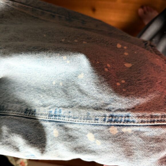 We The Free Good Lucky You Mid-Rise Barrel Jeans Women's Baggy Loose Fit Size 31 - Picture 7 of 10